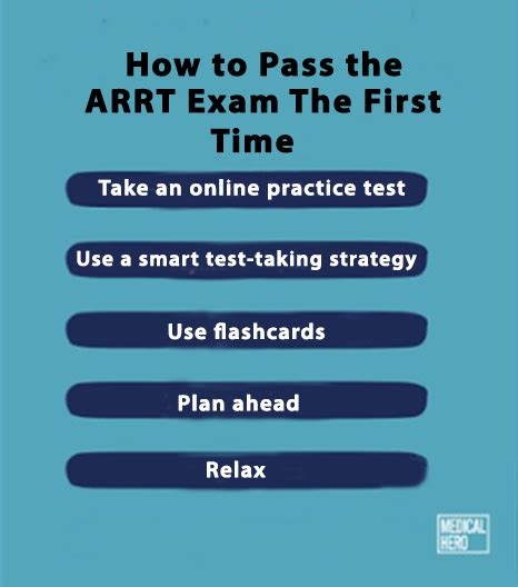 how to pass arrt exam